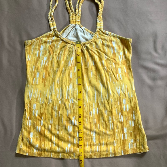 Yellow Racerback Tank Top Size Small - Picture 5 of 5